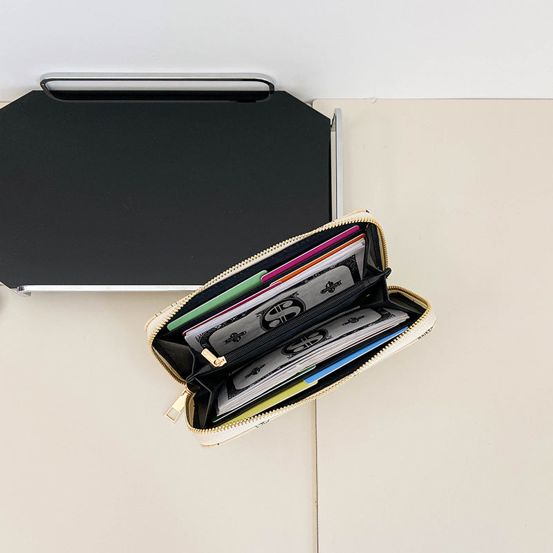 Wholesale Bear Print Single Zipper Multi-Card Slot Wallet ACC-WT-Kuans014