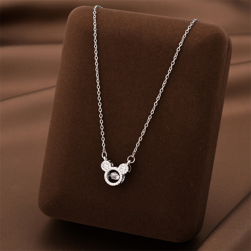 Wholesale Silver Titanium Steel Necklace ACC-NE-Quanx005