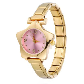 Wholesale Colorful five-pointed star stainless steel watch band