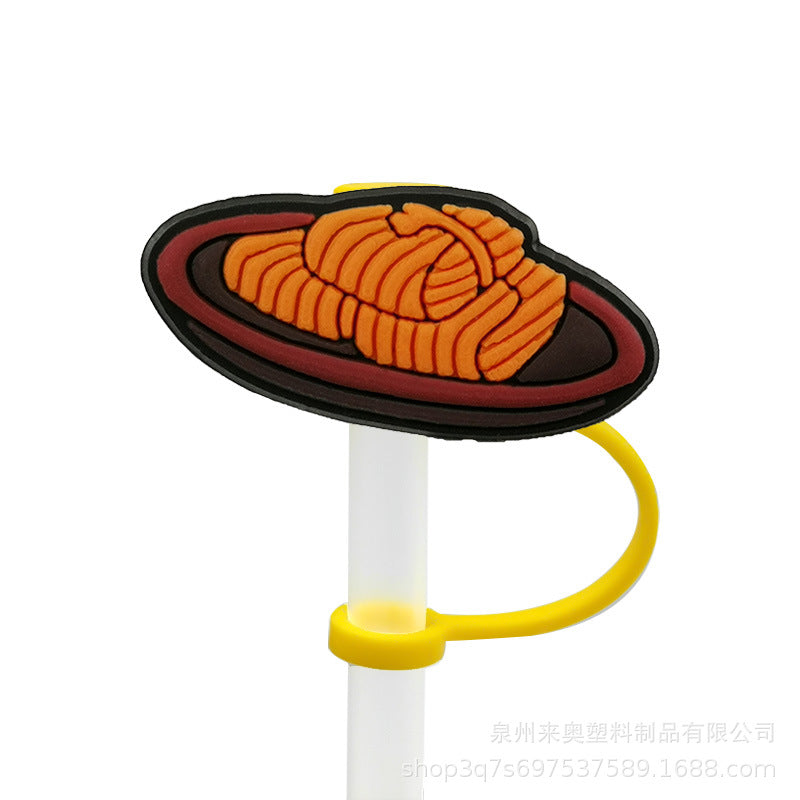 Wholesale 10PCS 7-8mm PVC Mexican Style Straw Tube Cap