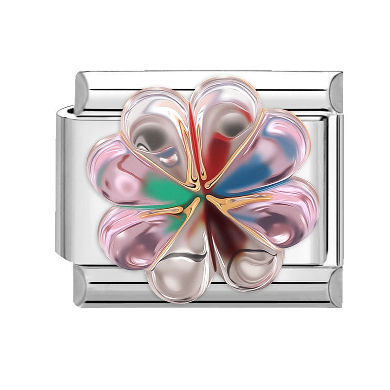 Wholesale Italian Charm Bracelet 9mm DIY Splicing Cute Creative Stainless Steel Composable Bracelet