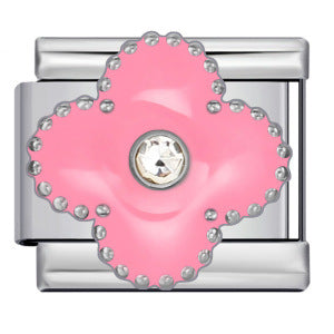 Wholesale 9mm Italian Charm Starter Bracelets DIY Four Leaf Clover Stainless Steel Composable Bracelet