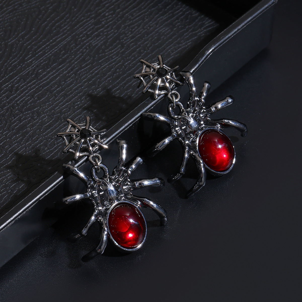 Wholesale Trendy Punk  Pendant Earrings Imitation Gemstone Jewelry Accessory for Party Boutique Resale