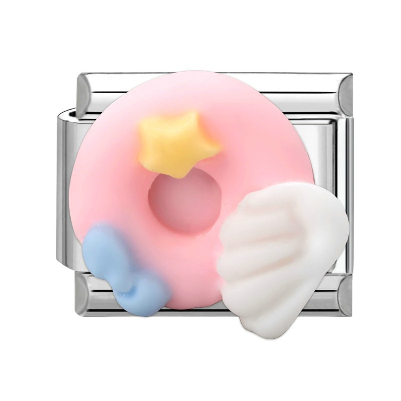 Wholesale 9mm Italian Charm Starter Bracelets DIY Fruit Series Stainless Steel Composable Bracelet