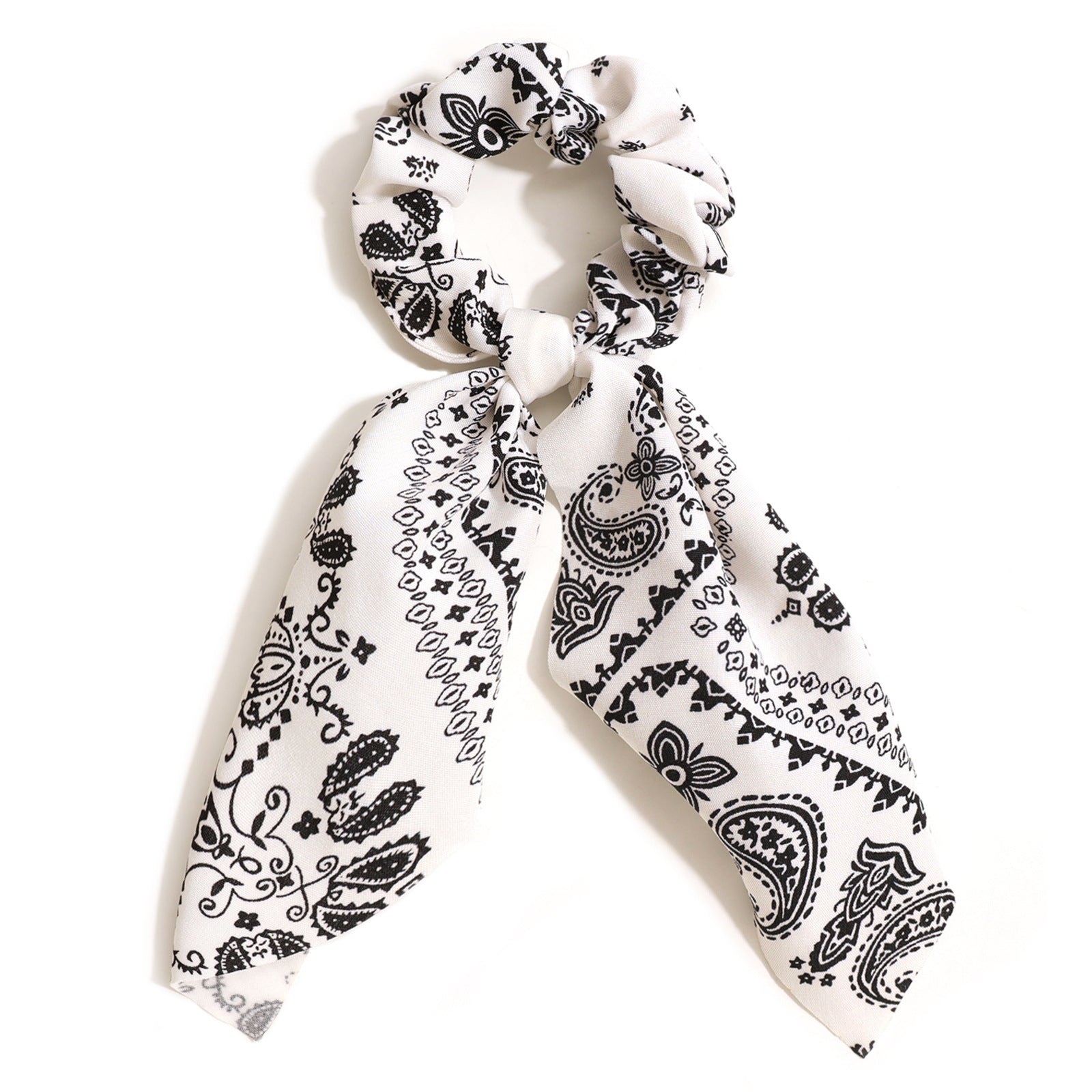 Wholesale  Ethnic Style Small Ribbon Hair Tie Retro Ponytail Ribbon Hair Scrunchies