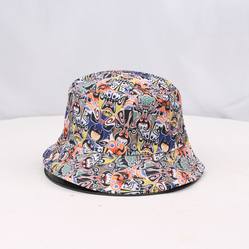 Wholesale  printed double-sided fisherman hat bucket hat