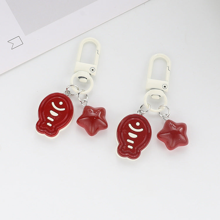 Wholesale Fish star keychain