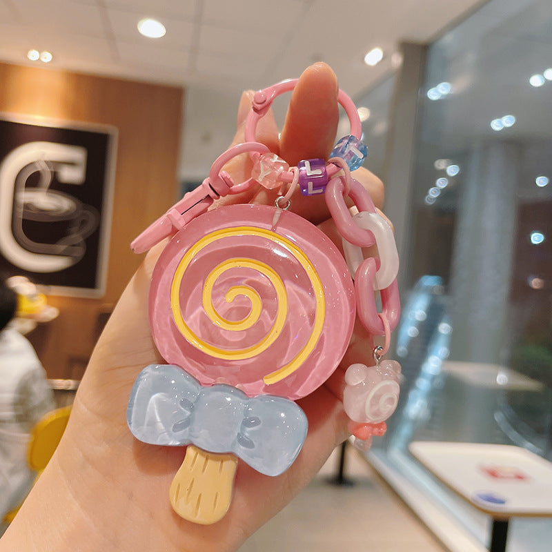 Wholesale Lollipop Resin Keychain Lanyard Keychain ACC-KC-ShuoT017