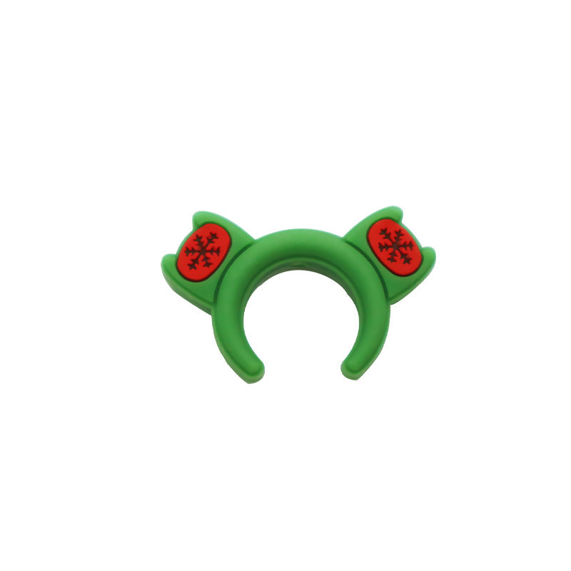 Wholesale 50pcs Christmas Silicone Beads Focal Beads DIY Beading Accessories ACC-BDS-JIaHao012