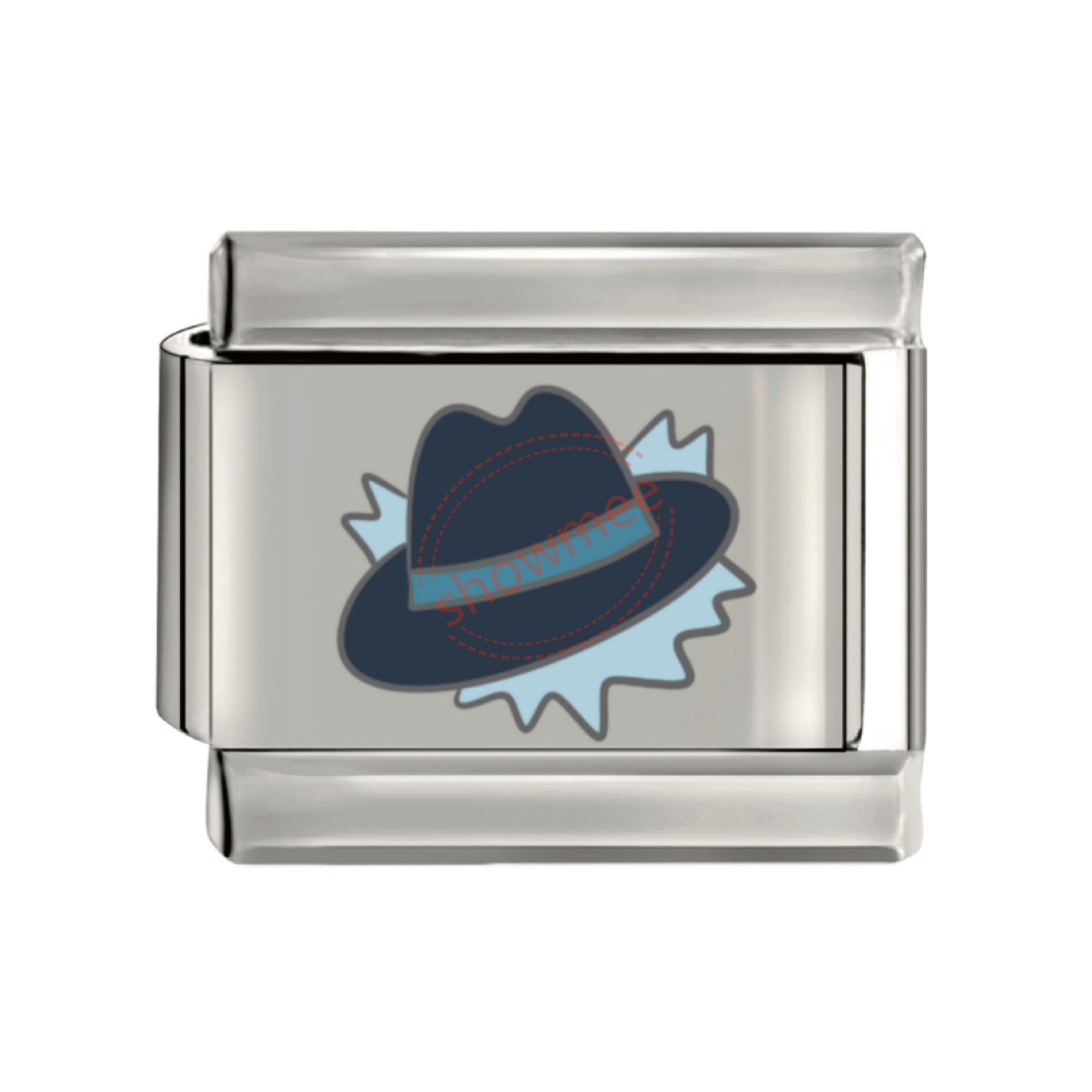 Wholesale 10pcs Italian Charm Bracelet 9mm DIY Splicing Father's Day Elements Titanium Steel Composable Bracelet