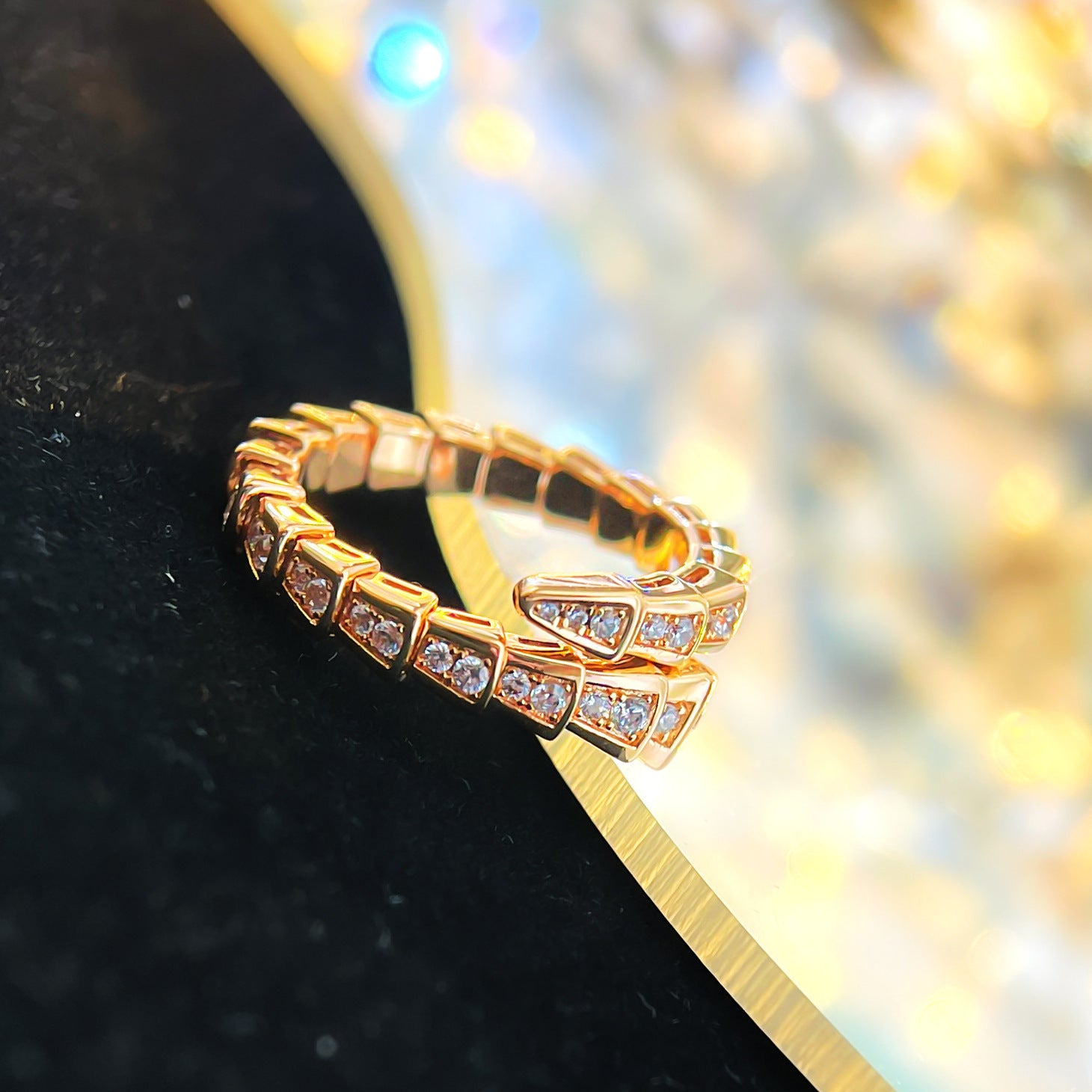 Wholesale snake ring spirit snake opening do not fade ring