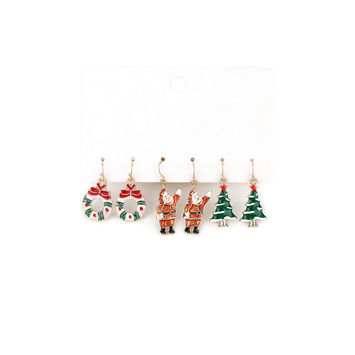 Wholesale Cute Cartoon Christmas Alloy Earrings ACC-ES-Yiran001