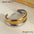Wholesale Exaggerated Gold and Silver Color Matching Stainless Steel Bracelets