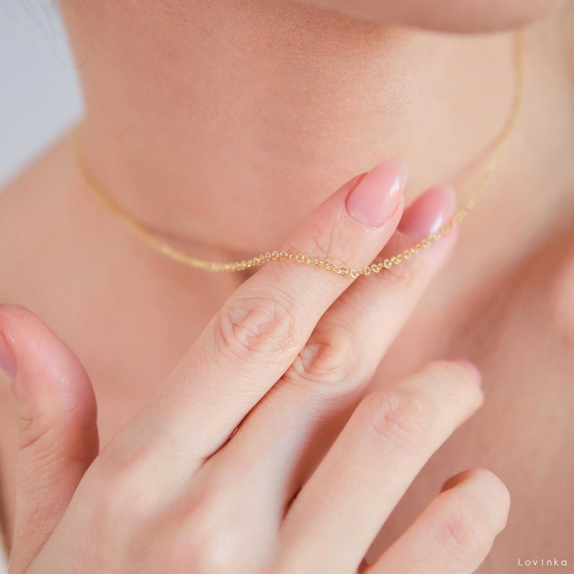 Wholesale Candy DIY Accessories Slidable Twelve Birthstone 18K Gold Necklaces