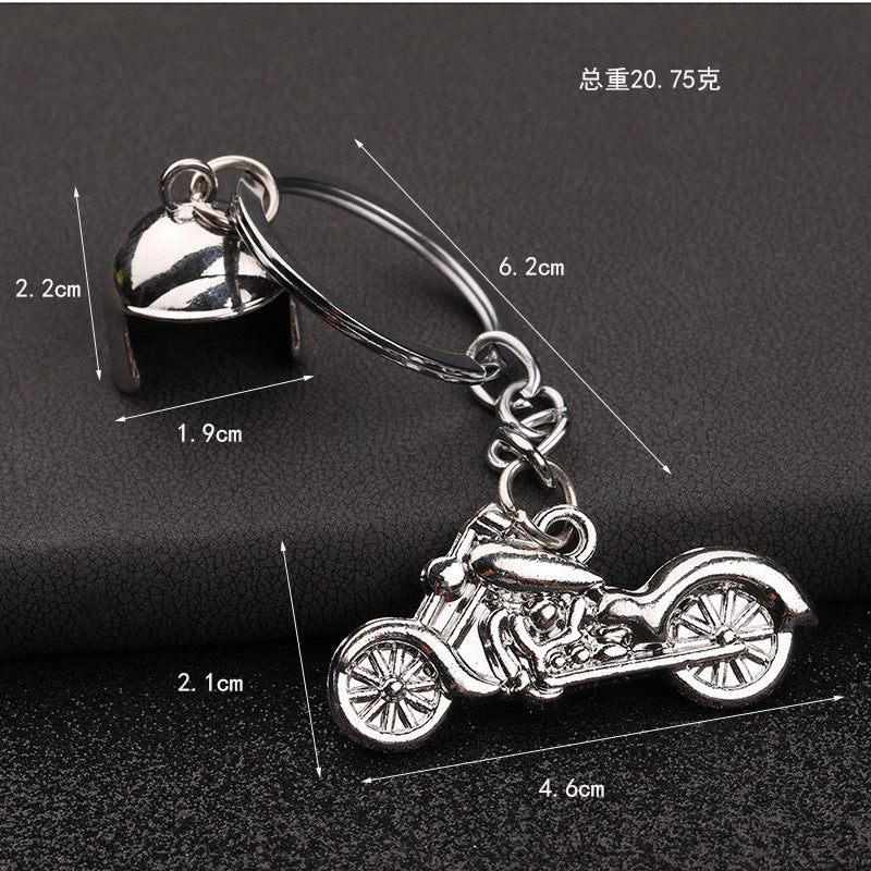 Wholesale Harley motorcycle helmet metal keychain