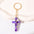 Wholesale Diamond Cross Pendant KeyChain