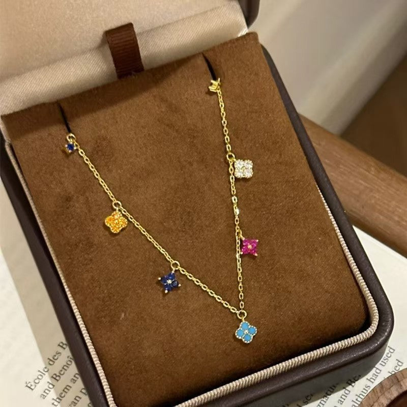 Wholesale Monet Garden Rainbow Necklace Fashion Accessory Decorative Gift ACCVIP