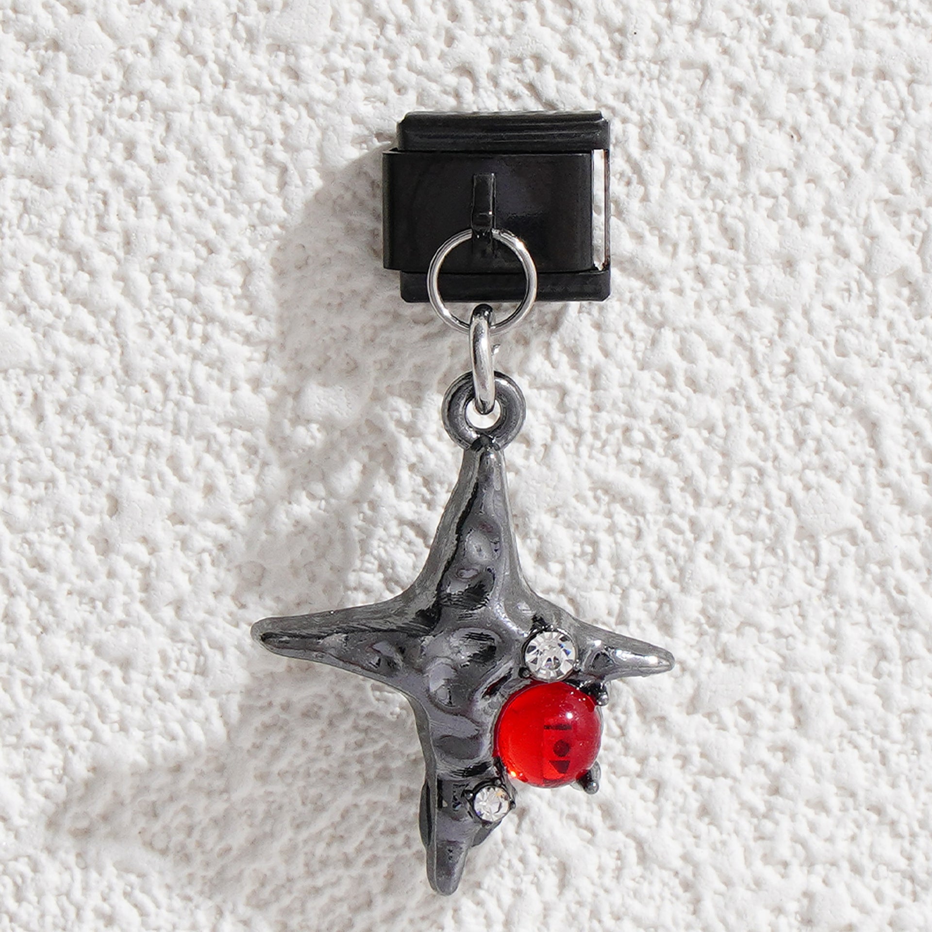 Wholesale Italian Charm Bracelet 9mm DIY Splicing Butterfly Pendant Black Silk Series Stainless Steel Composable Bracele