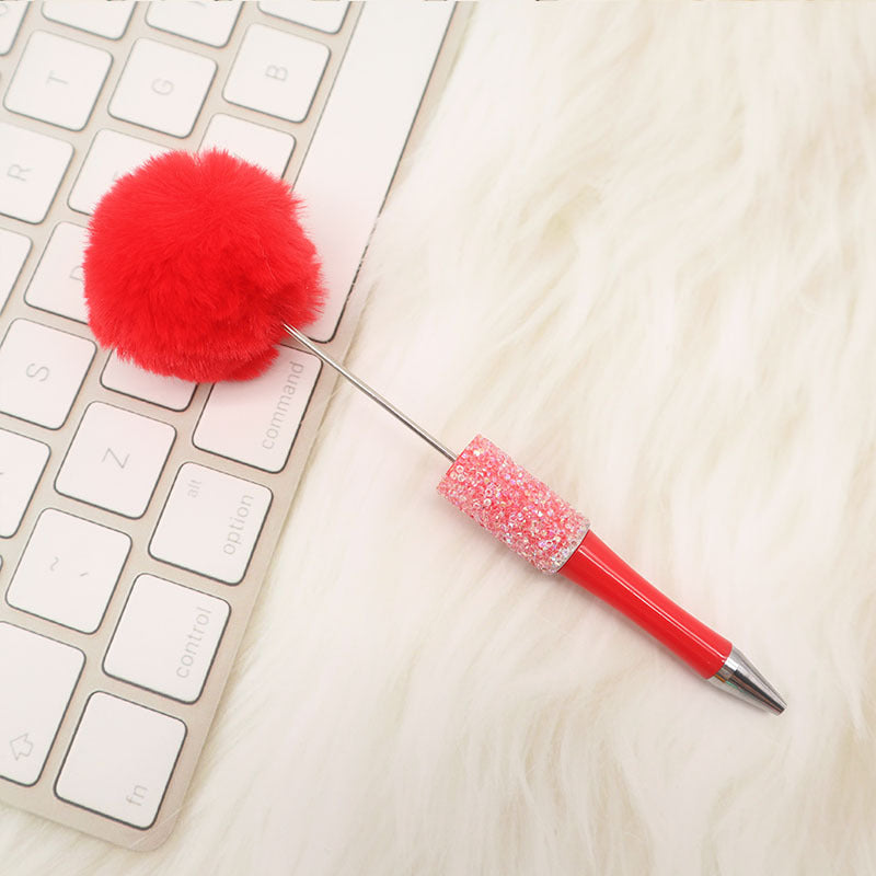 Wholesale Beadable Pens Sugar Gypsophila Hair Ball DIY Beaded Pen ACC-PN-CY004