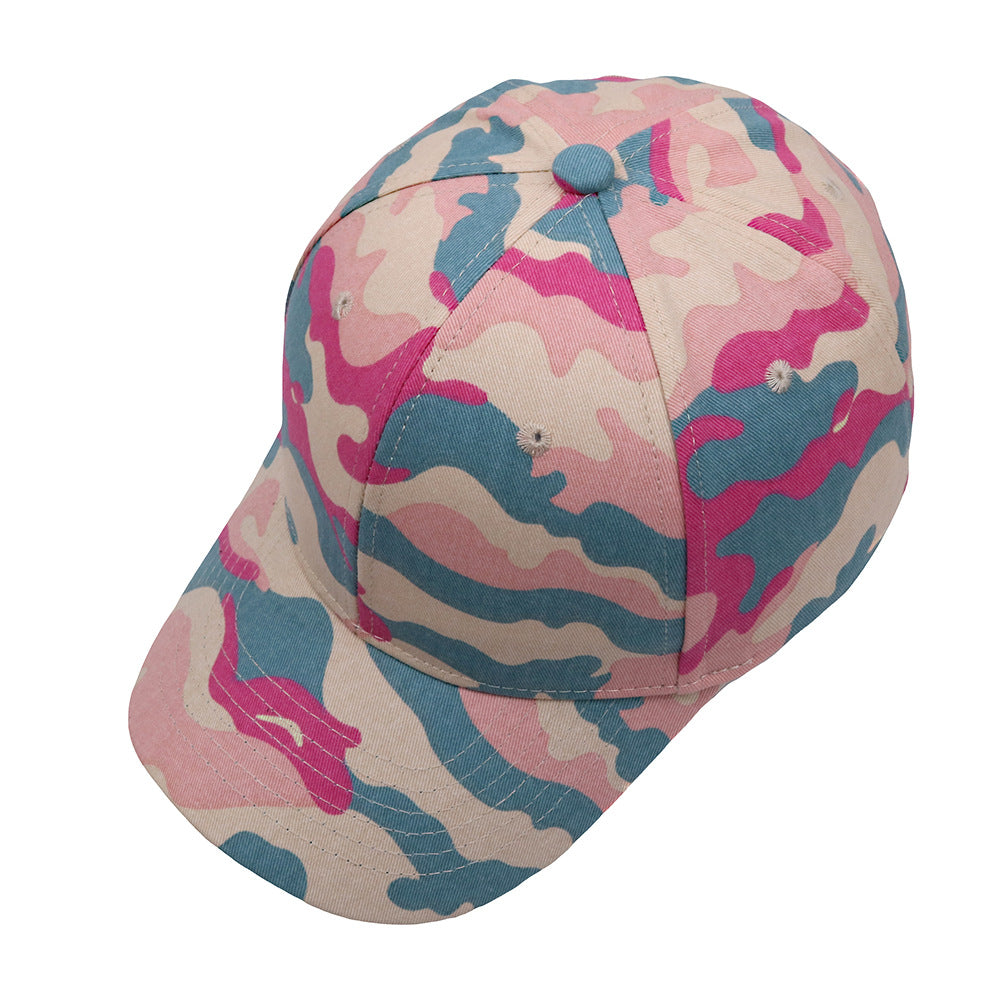 Wholesale Camouflage Baseball Cap Outdoor Tie-dye Pure Cotton Hat ACC-HT-HaiPu017