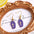 Wholesale Halloween earrings horror funny skull pumpkin ghost face earrings
