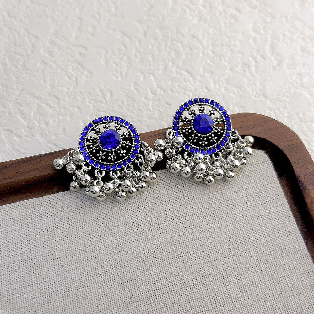 Wholesale Elegant  Sophisticated Four-Leaf Clover Turquoise Stud Earrings