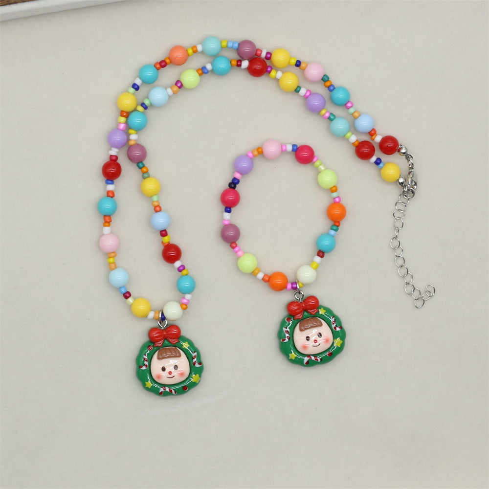 Wholesale  Cute Color Cartoon Necklace