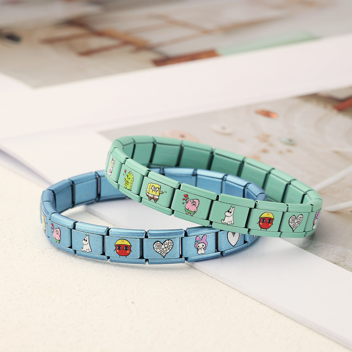 Wholesale Italian Charm Bracelet Colorful Bracelet