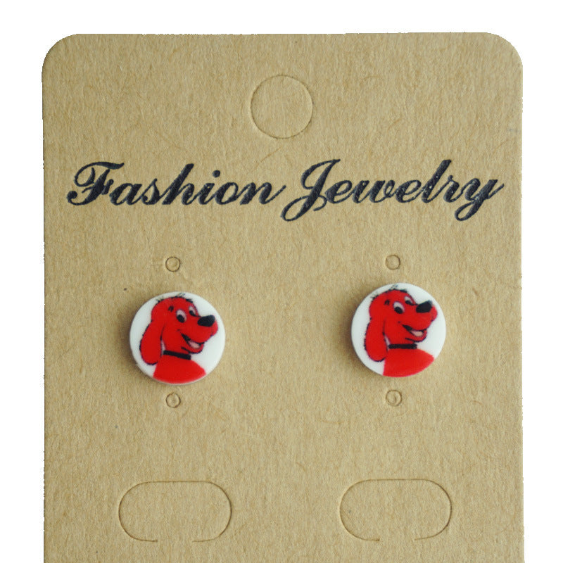 Wholesale 2 Pairs/Pack Teacher Acrylic Earrings for Back To School Season ACC-ES-HY095