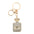Wholesale  creative fashion rhinestone  keychain full diamond perfume bottle  keychain