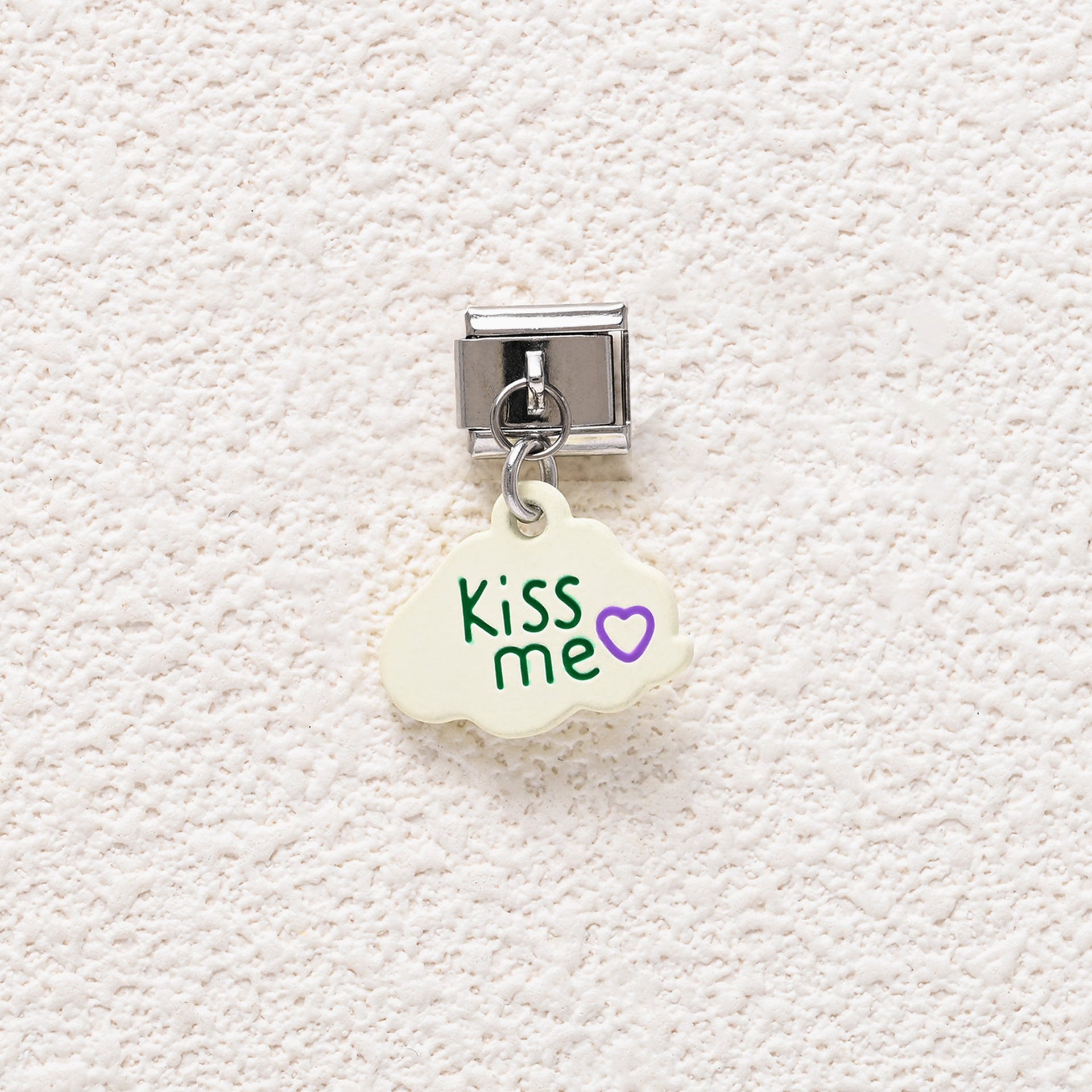 Wholesale 5pcs Italian Charm Bracelet 9mm DIY  Niche Unisex  Creative Stainless Steel Composable Bracelet