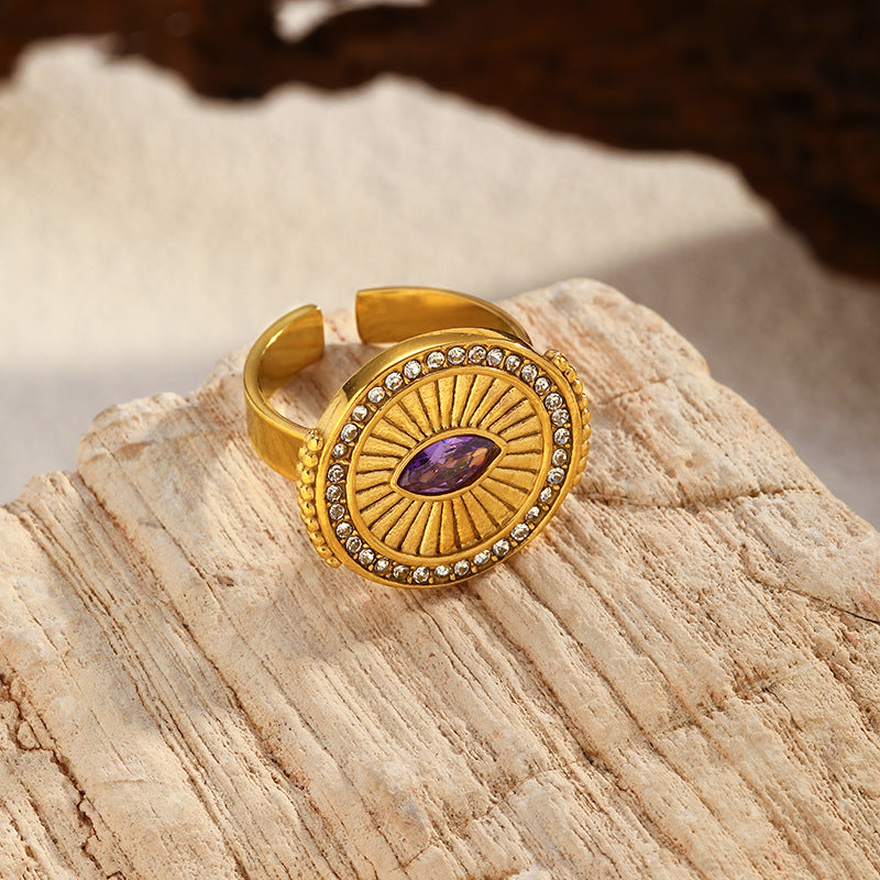 Wholesale  Stainless Steel Heart-Shaped Ring