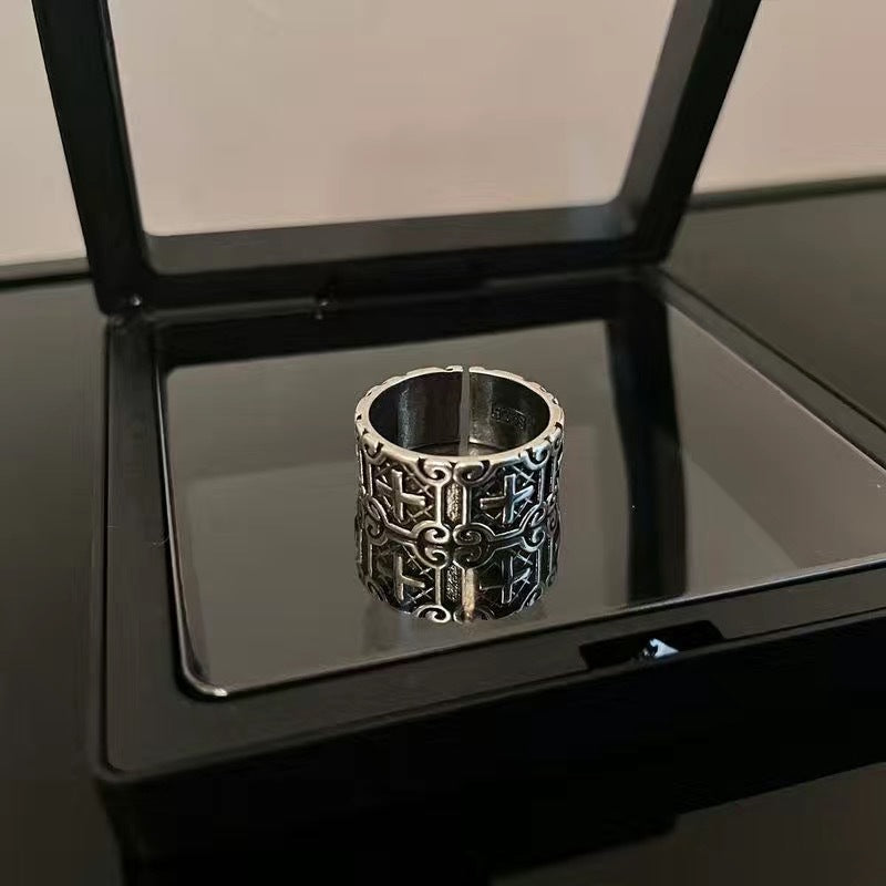 Wholesale Men's Vintage Open Adjustable Ring ACC-RS-YuMei002