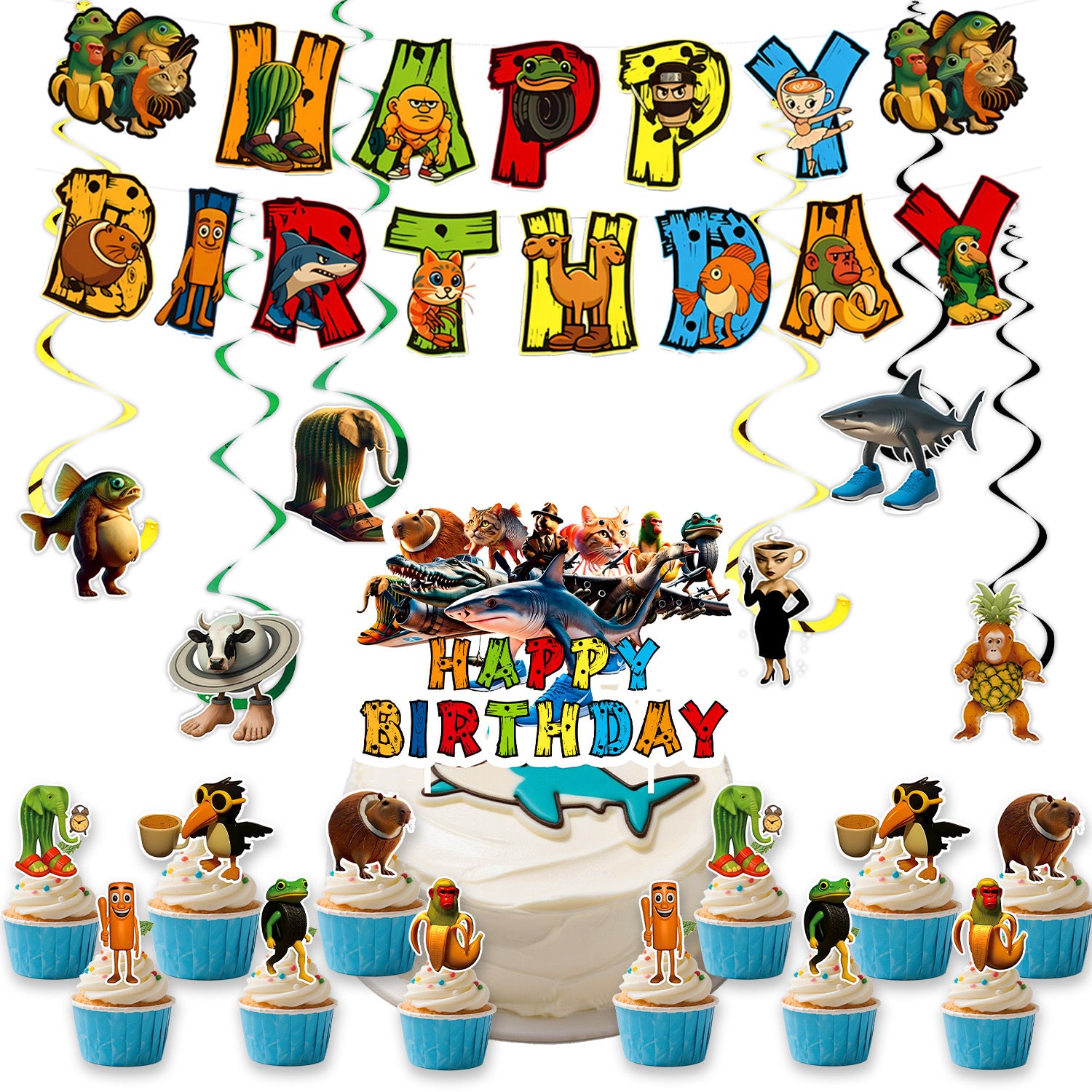 Wholesale Themed birthday party disposable tableware