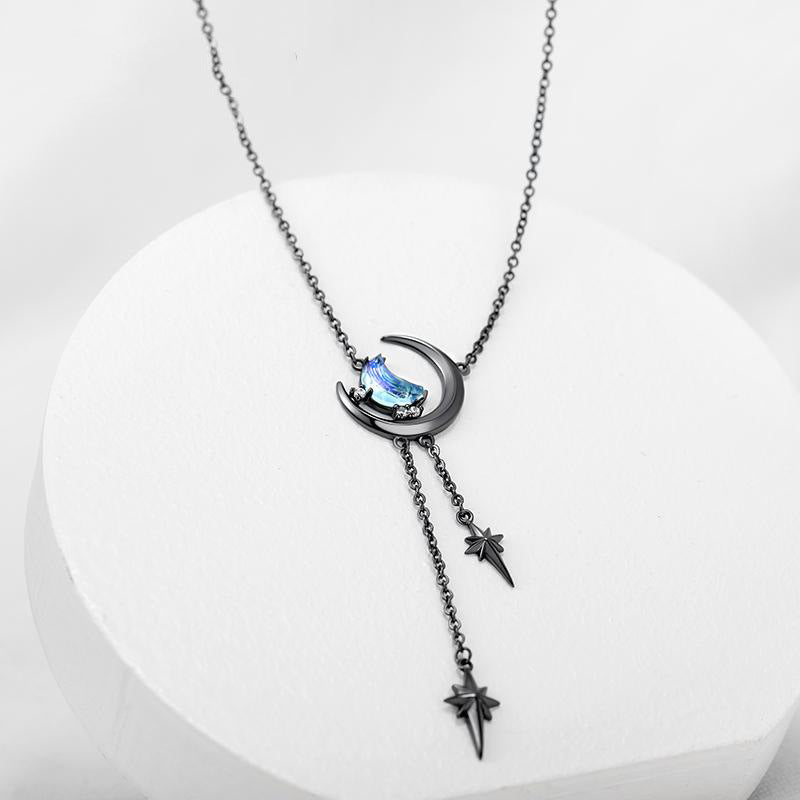 Wholesale  moon pendant necklace personality fashion temperament clavicle chain