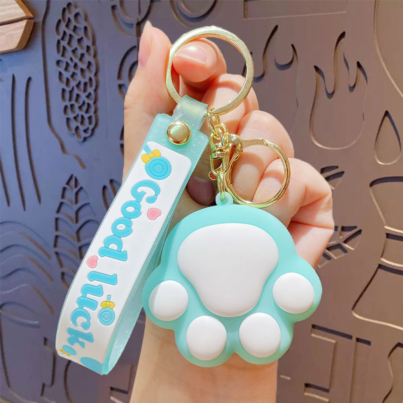 Wholesale Cartoon Cat Claw PVC Keychain ACC-KC-ZhongChi001