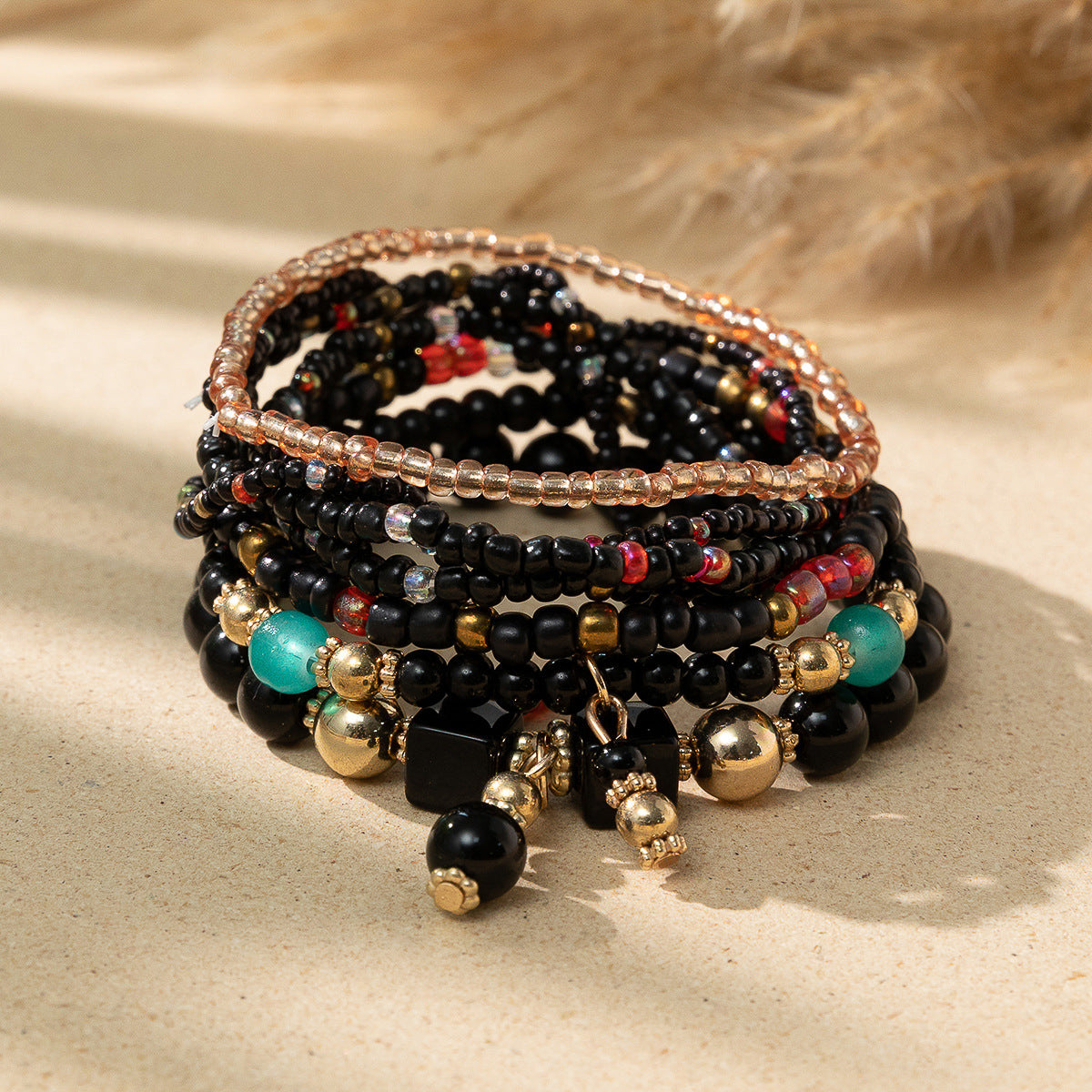 Wholesale Resort Style Bohemian Rice Bead Bracelets ACC-BT-XLH002