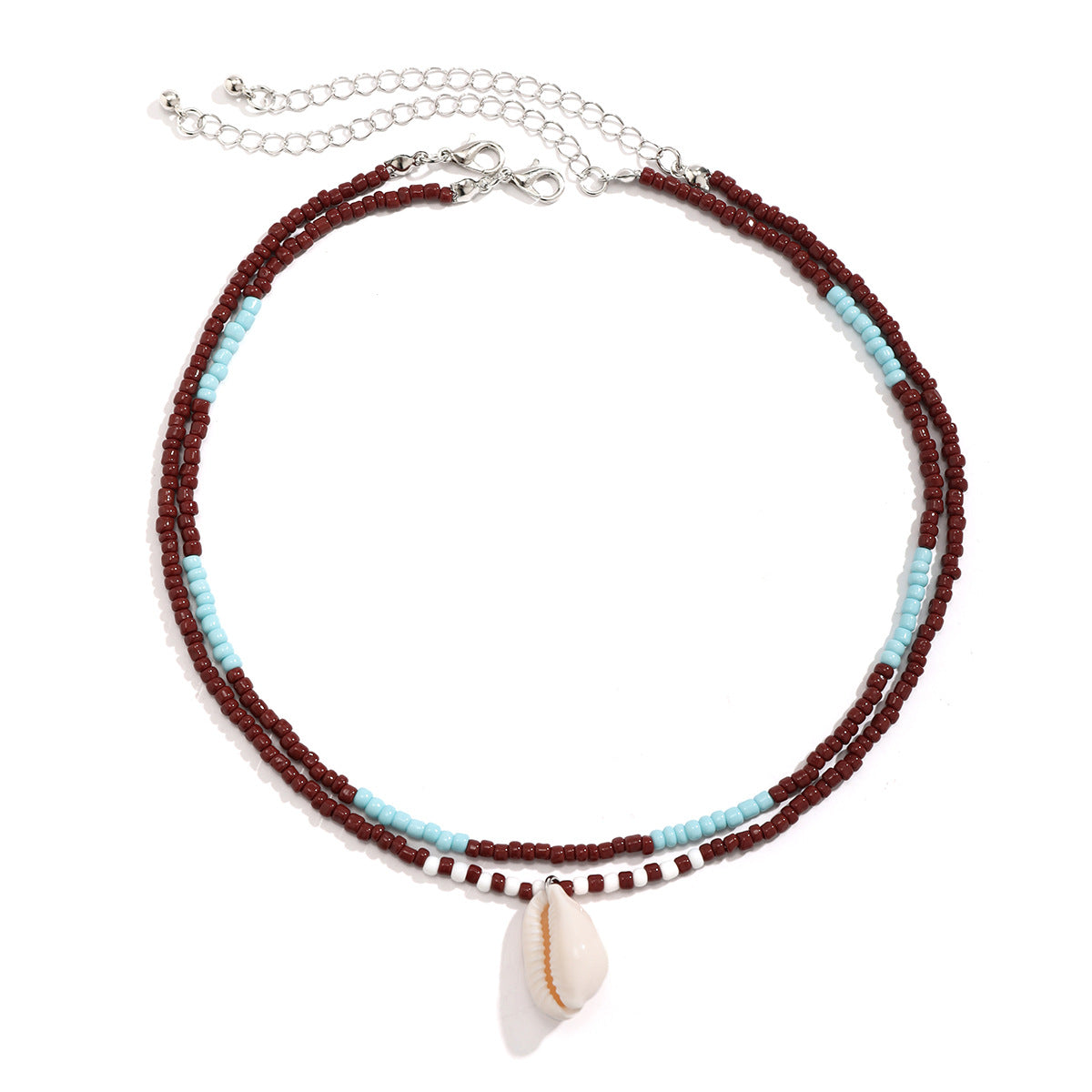 Wholesale rice beads beach ocean shell necklace
