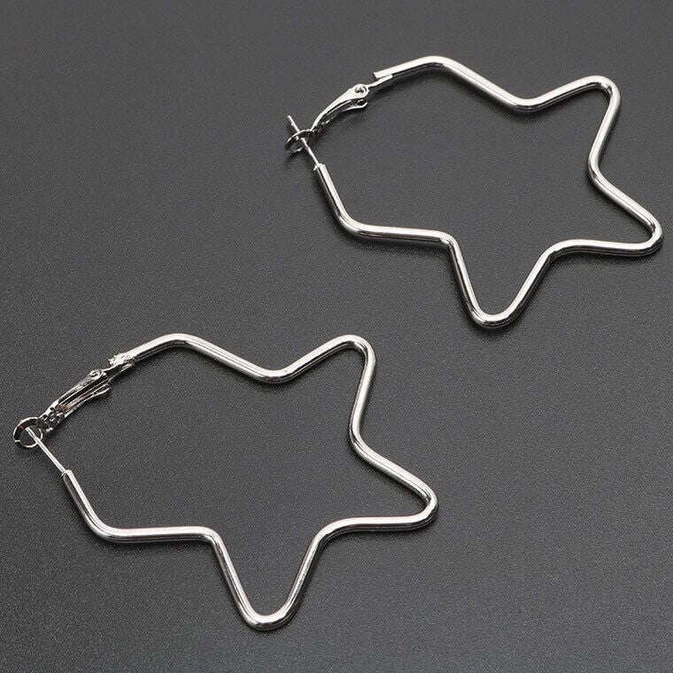 Wholesale Starry Circle Earrings