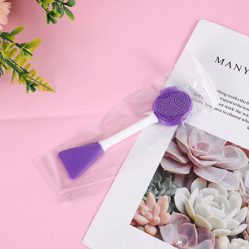 Wholesale Double Head Facial Mask Brush Mud Mask Brush Makeup Brush ACC-MB-Ruij003