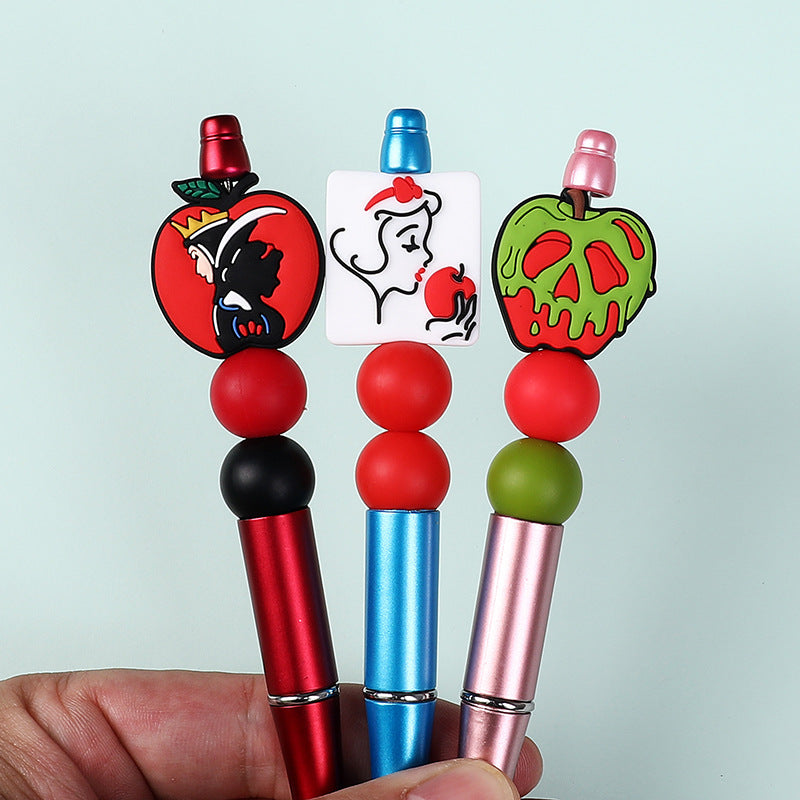 Wholesale 20pcs Cartoon Princess Focal Beads DIY Bead Accessories