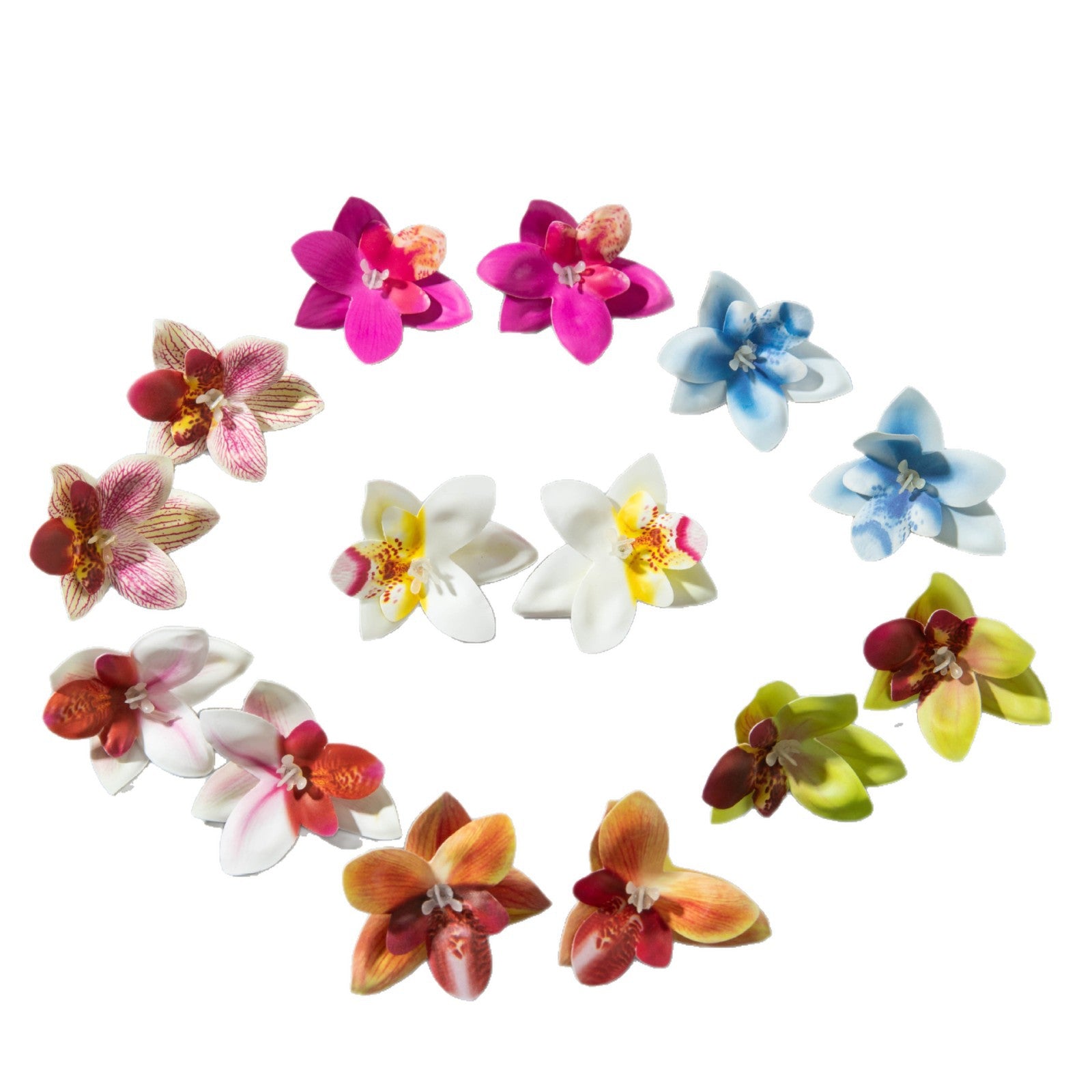 Wholesale Butterfly Orchid Flower Earrings