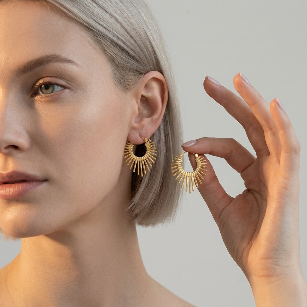 Wholesale Chic Geometric Gold Ear Cuff Women S Fashion Jewelry Gift