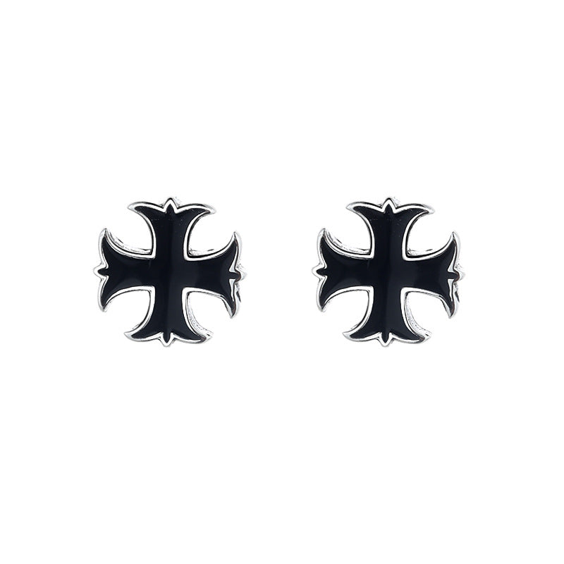 Wholesale S925 Sterling Silver Cross Earrings ACC-ES-ChaoXuan001
