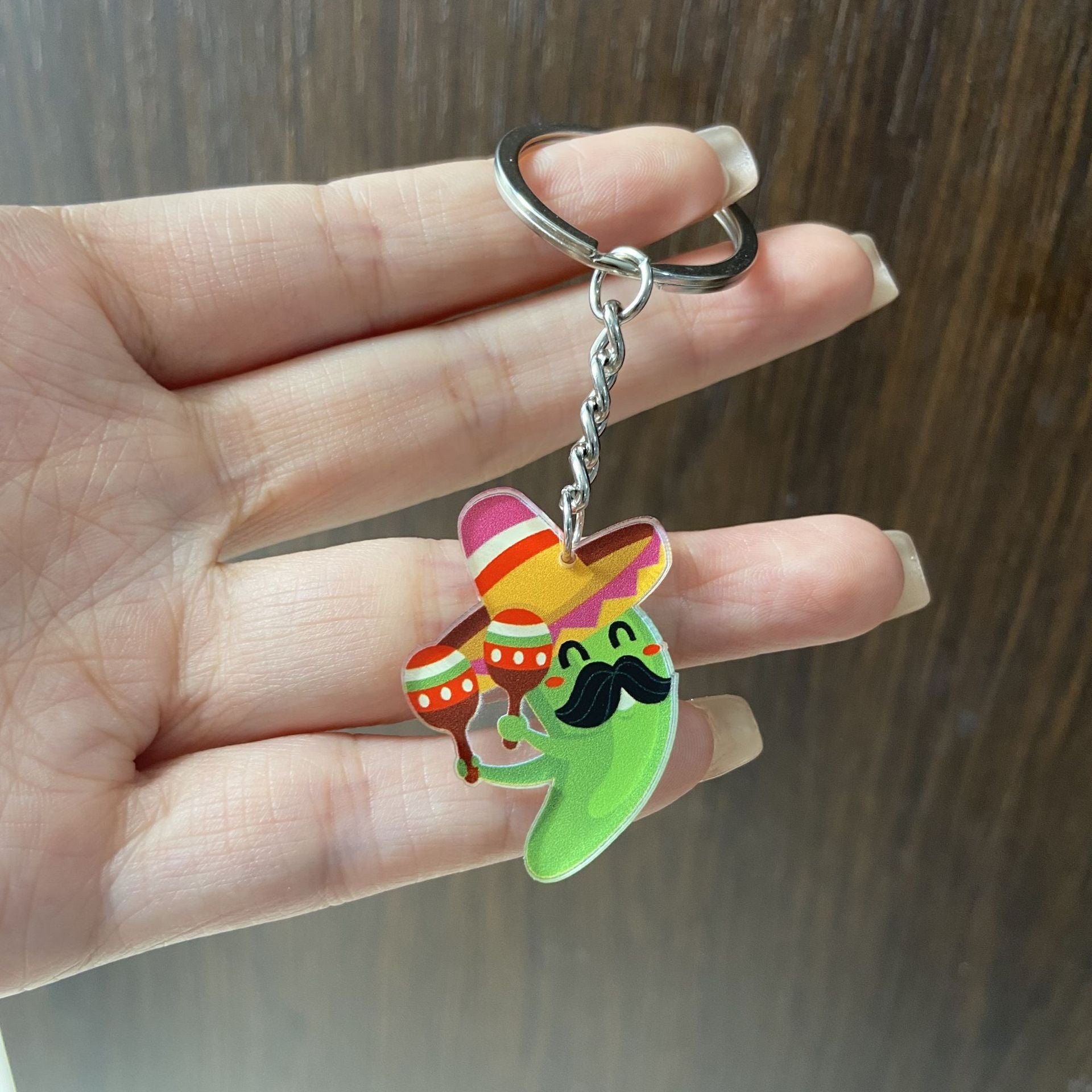 Wholesale Mexican Carnival unique and exaggerated keychain accessories