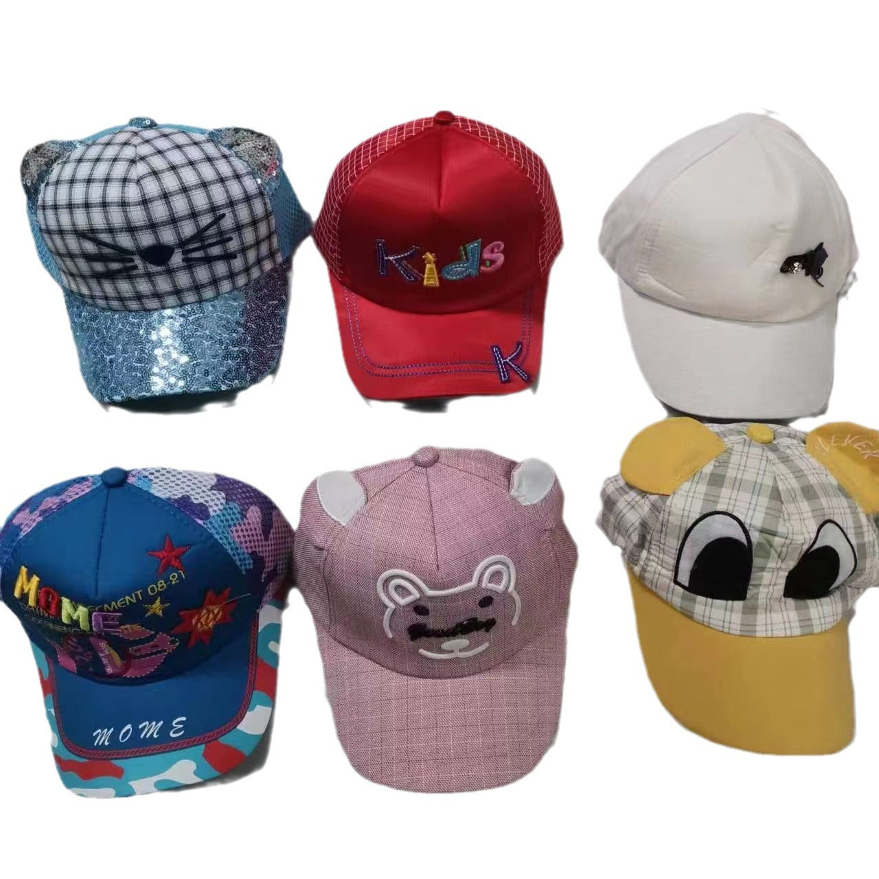 Wholesale Random Color Children's Sun Protection Caps Baseball Caps Kids Hat ACC-KH-RunXie001