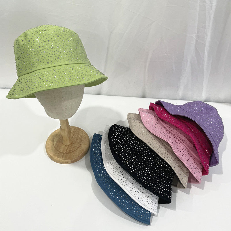 Wholesale Starry Rhinestone Bucket Hat ACC-HT-YunDa001