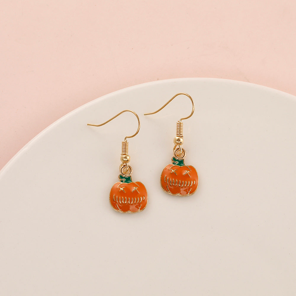 Wholesale  Halloween  earrings  popular Devil pumpkin bat festival earrings