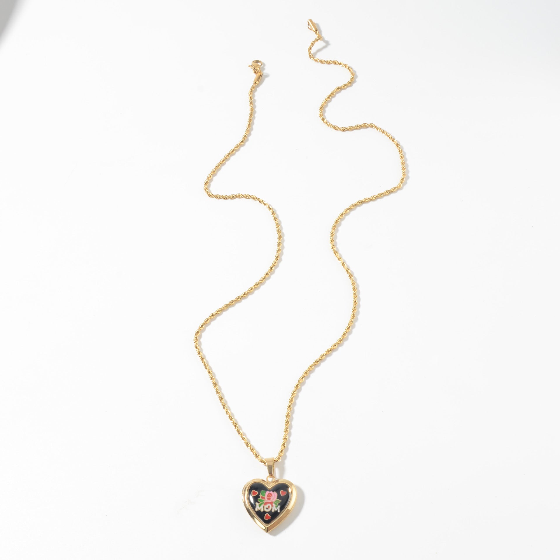 Wholesale Stainless Steel Love photo box necklace