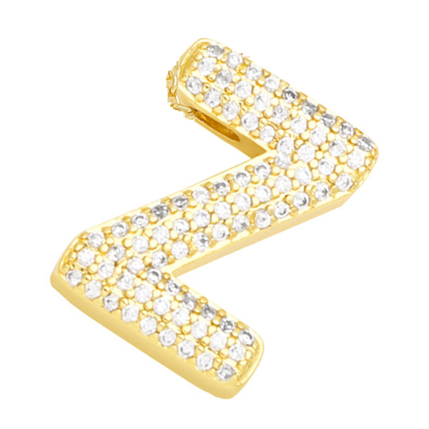 Wholesale 26 letters light luxury necklace